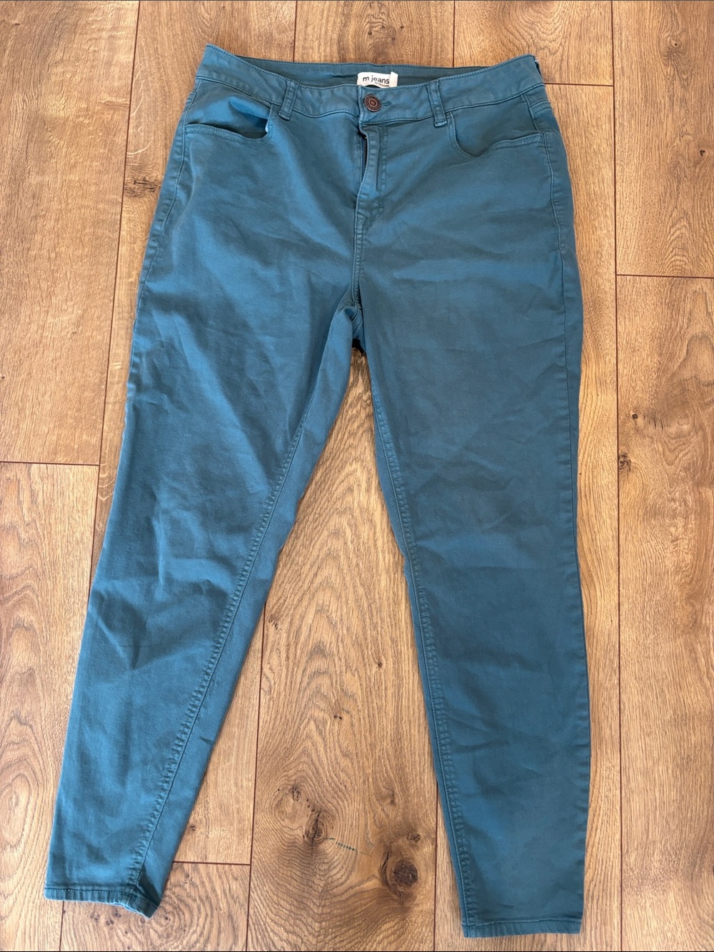 Maurices Teal Skinny Jeans